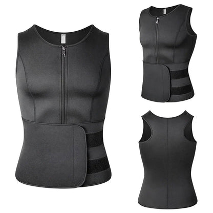 Men  Slimming Compression Body Shaper Waist Trainer Vest