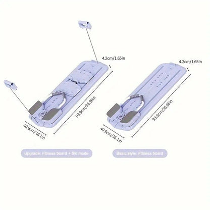 1pc Multi-Functional Folding Abdominal Exercise Board - PP Material, Uncharged, Portable Home Workout Equipment for Waist, Buttocks, Leg Toning and Shaping, Gym Accessories
